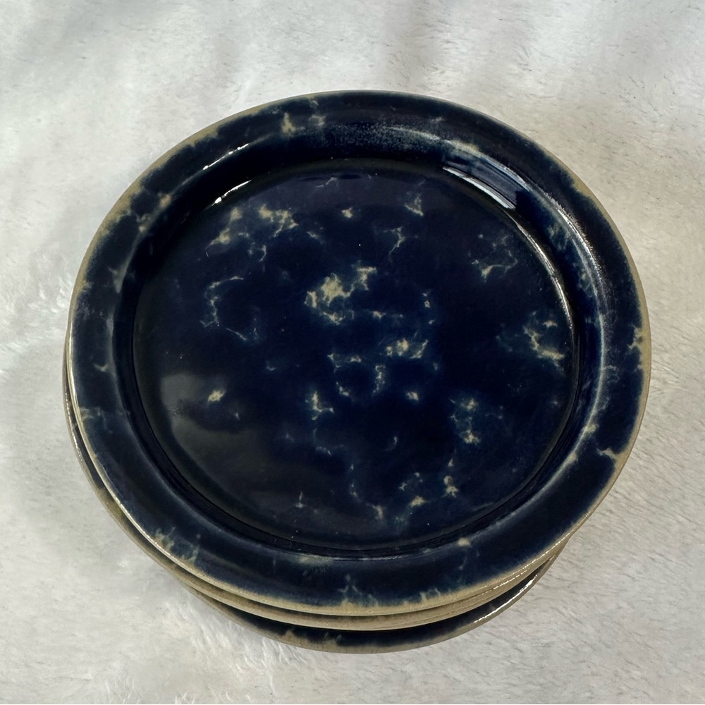 Bennington Potters Agate Blue Coasters - Picture 2 of 11